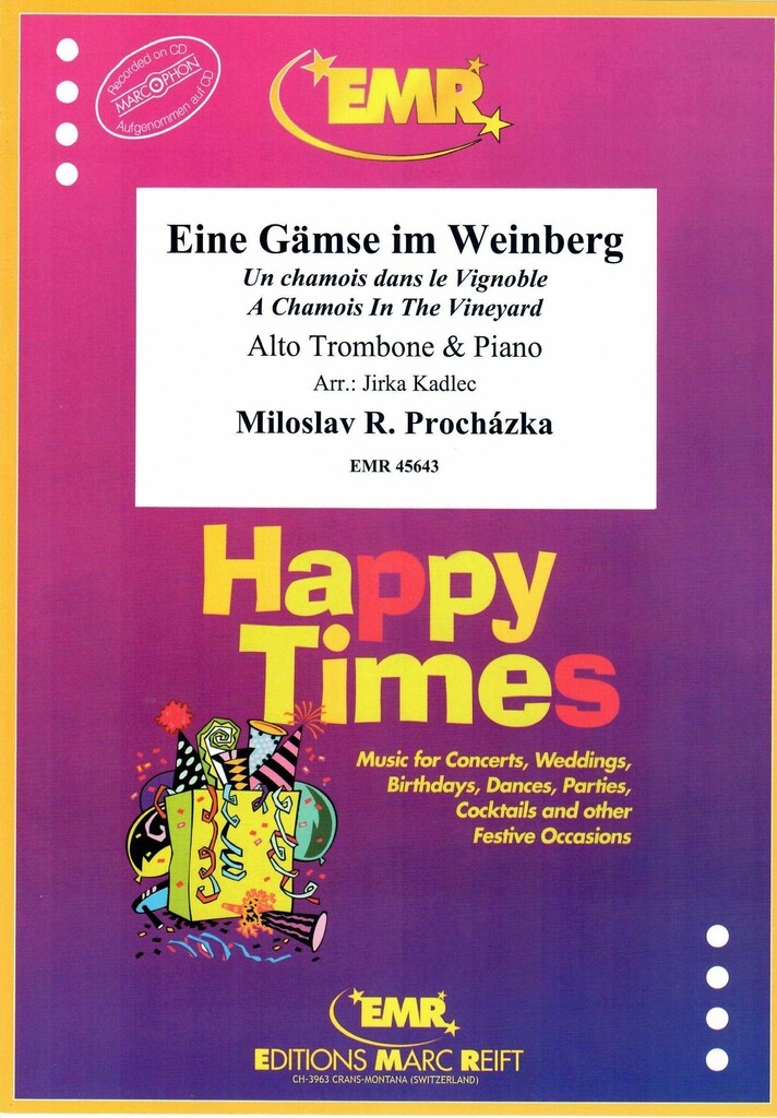 Eine Gämse im Weinberg
